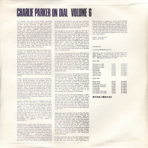Charlie Parker On Dial