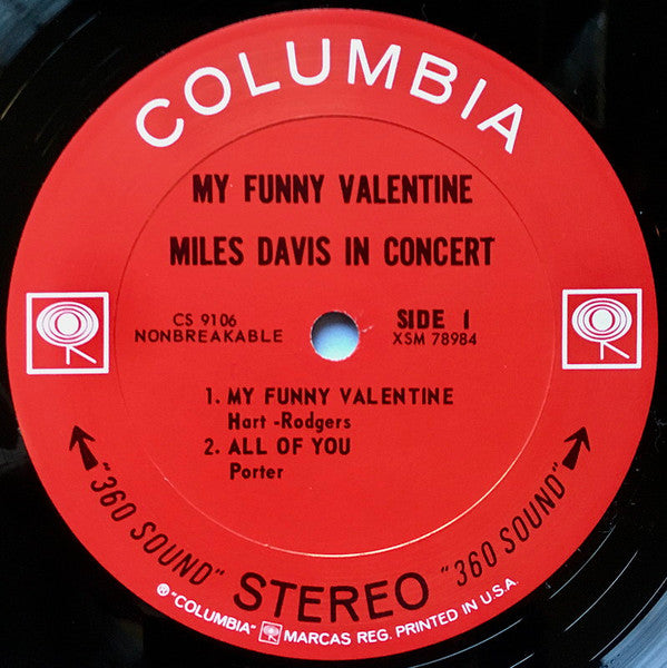 My Funny Valentine - Miles Davis In Concert