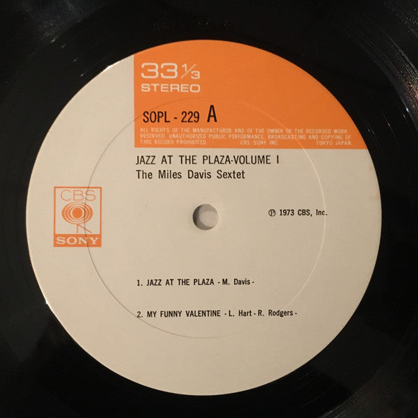 Jazz At The Plaza Vol. 1