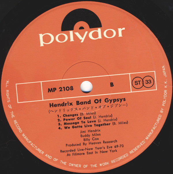 Band Of Gypsys