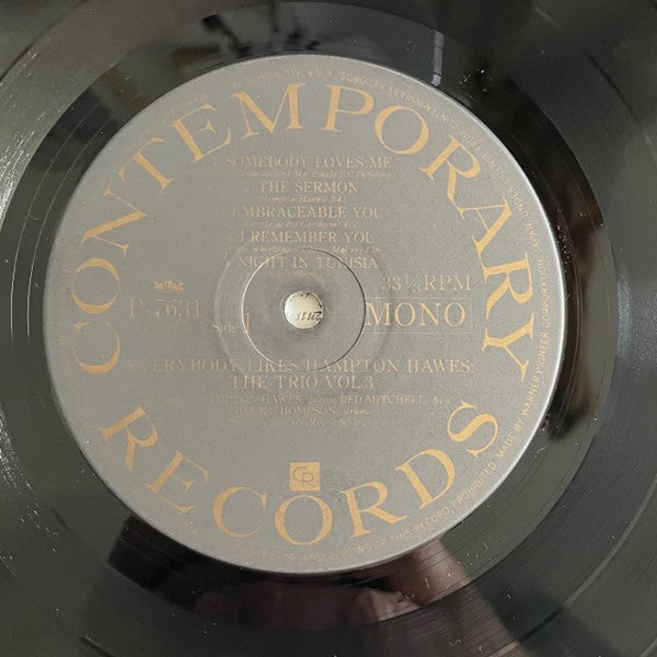 Everybody Likes Hampton Hawes, Vol. 3: The Trio