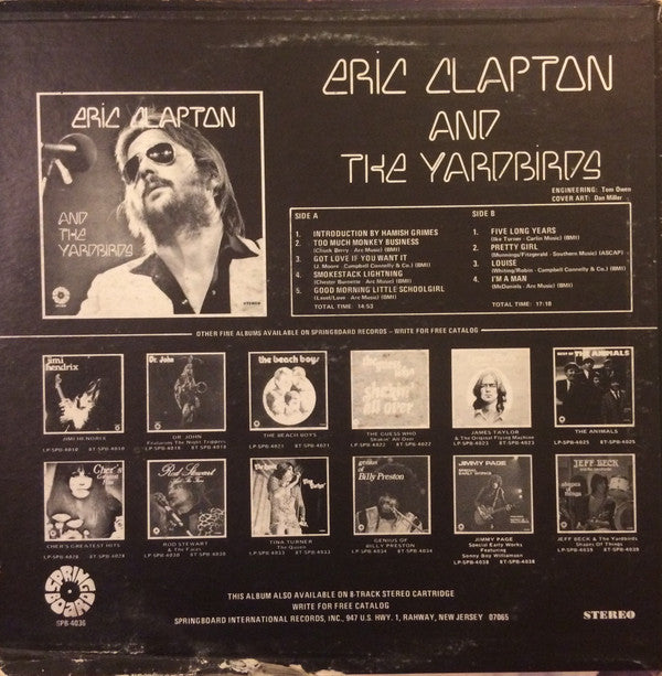 Eric Clapton And The Yardbirds