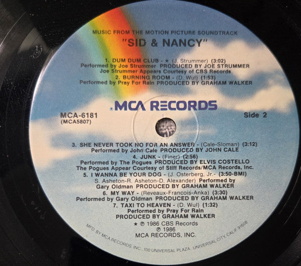 Sid & Nancy: Love Kills (Music From The Motion Picture Soundtrack)