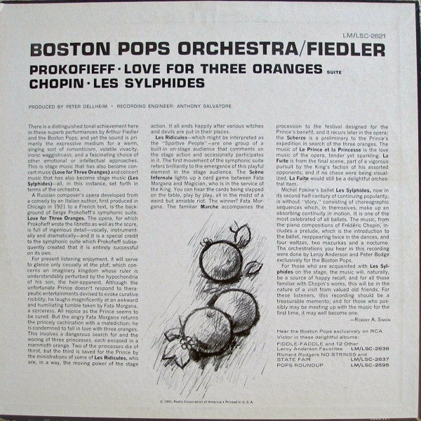 Love For Three Oranges / Les Sylphides