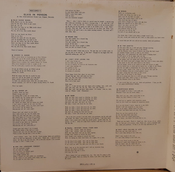 From Memphis To Vegas / From Vegas To Memphis