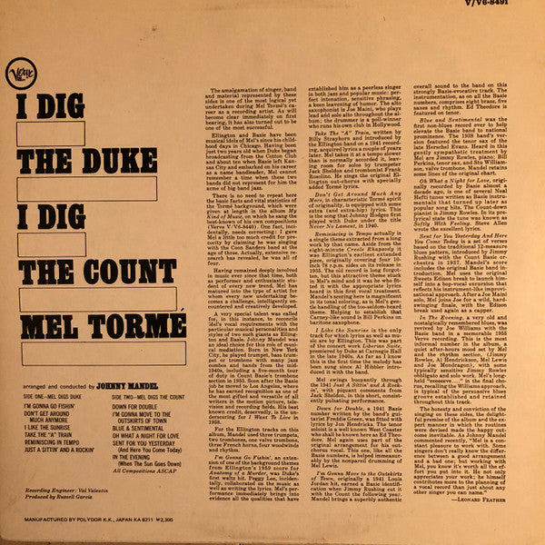 I Dig The Duke - I Dig The Count