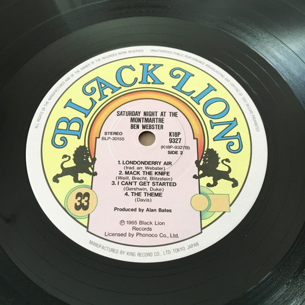 Saturday Night At The Montmartre