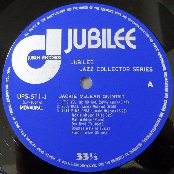 The Jackie McLean Quintet