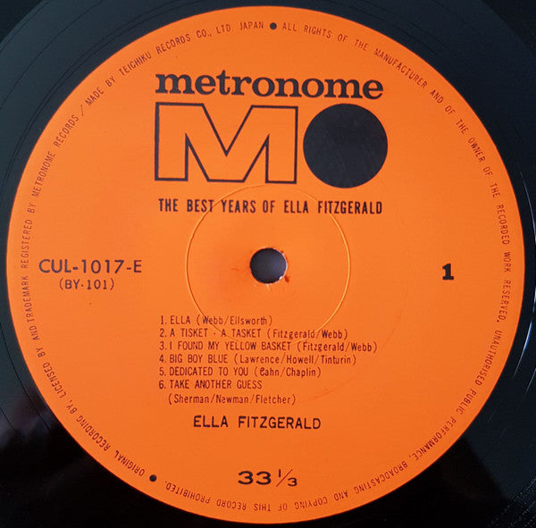 The Best Years Of Ella Fitzgerald