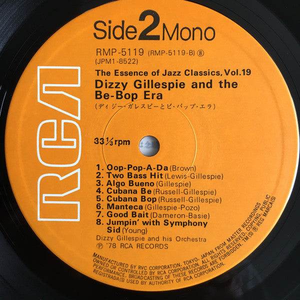 Dizzy Gillespie And The Be-Bop Era