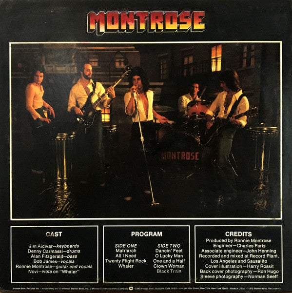 Warner Bros. Presents Montrose!