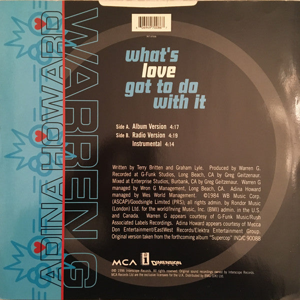 Release: What's Love Got To Do With It-Vinyl-UK-1996-INT 97008-14348651