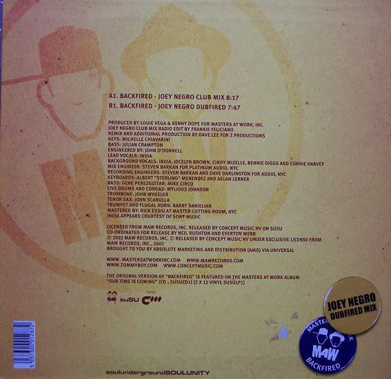 Backfired (Joey Negro Club & Dubfired Mixes)