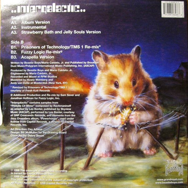 Release: Intergalactic-Vinyl-UK-1998-12CL803, 7243 8 85856 6 8-42337