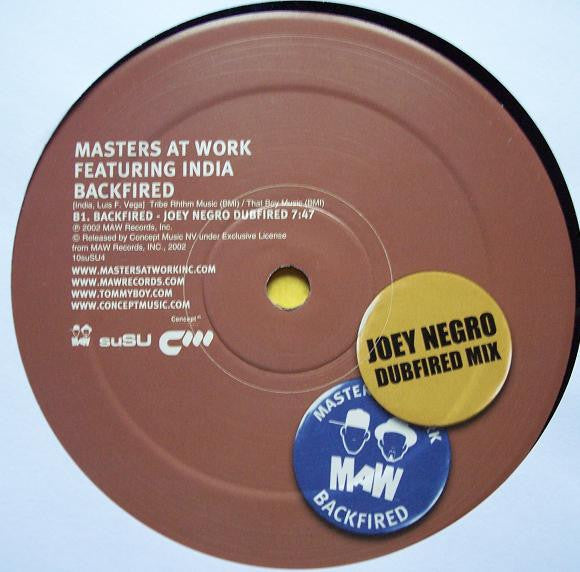 Backfired (Joey Negro Club & Dubfired Mixes)