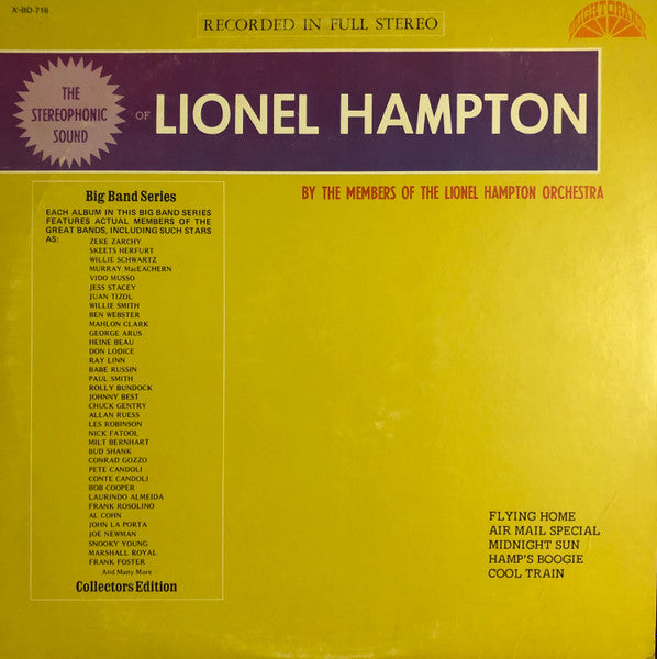 The Stereophonic Sound Of Lionel Hampton By The Members Of The Lionel Hampton Orchestra