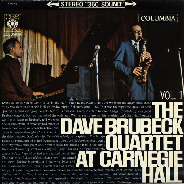 At Carnegie Hall (Part 1)