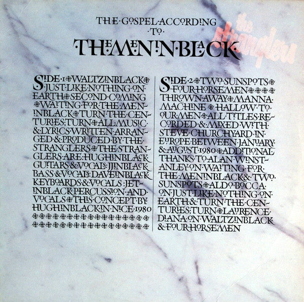 The Gospel According To The Meninblack