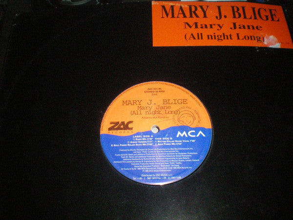 Mary Jane (All Night Long)