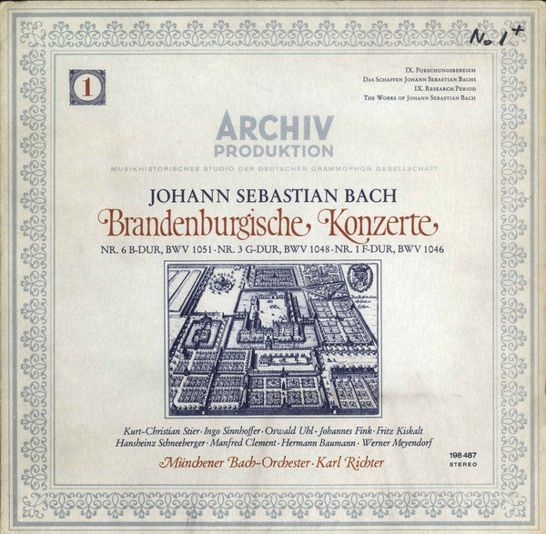 Brandenburgische Konzerte (1) (Nr. 6 B-Dur, BWV 1051 · Nr. 3 G-Dur, BWV 1048 · Nr. 1 F-Dur, BWV 1046)