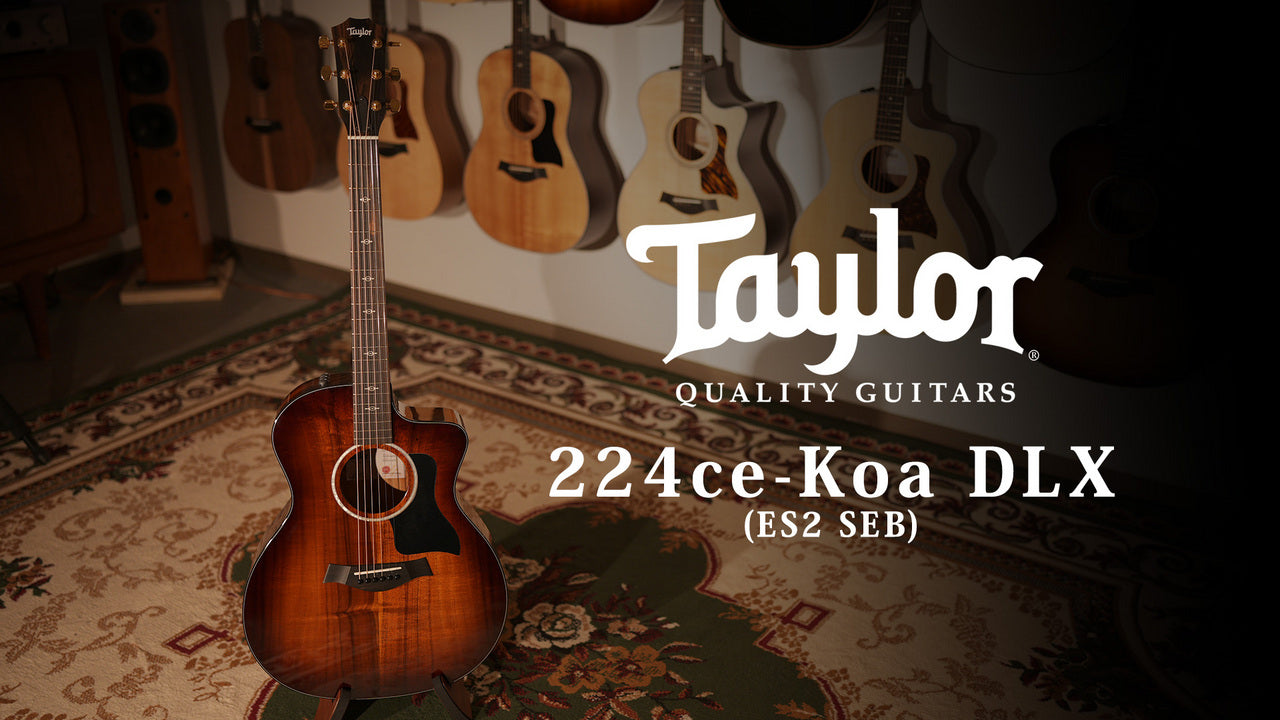 Taylor 224ce-Koa DLX ES2 SEB [Taylor certified repairman worker store]