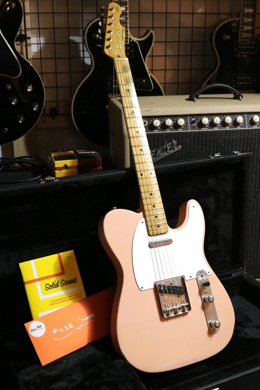 Eric Daw Custom Guitars [Tested video included] #238 "MANDY" TL Shell Pink