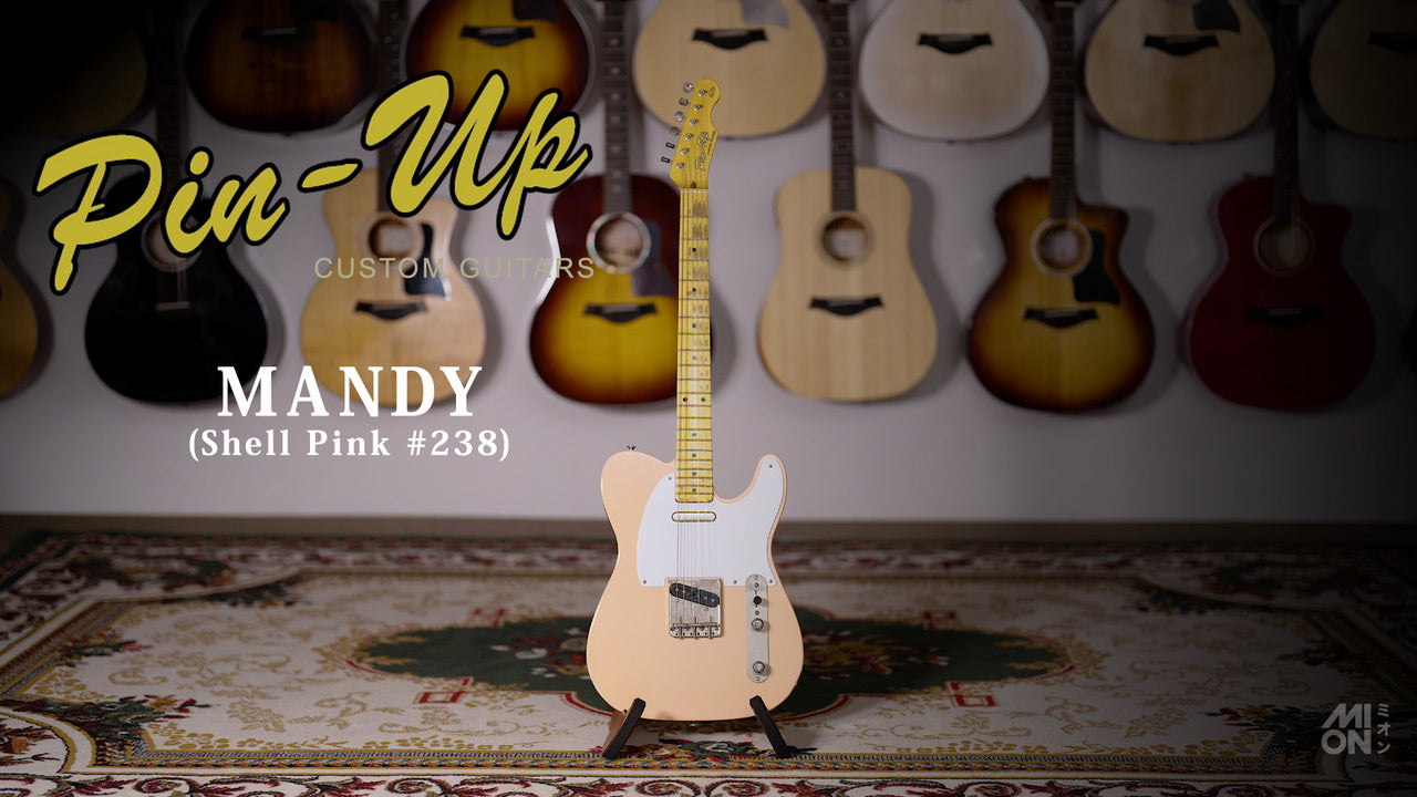 Eric Daw Custom Guitars [Tested video included] #238 "MANDY" TL Shell Pink