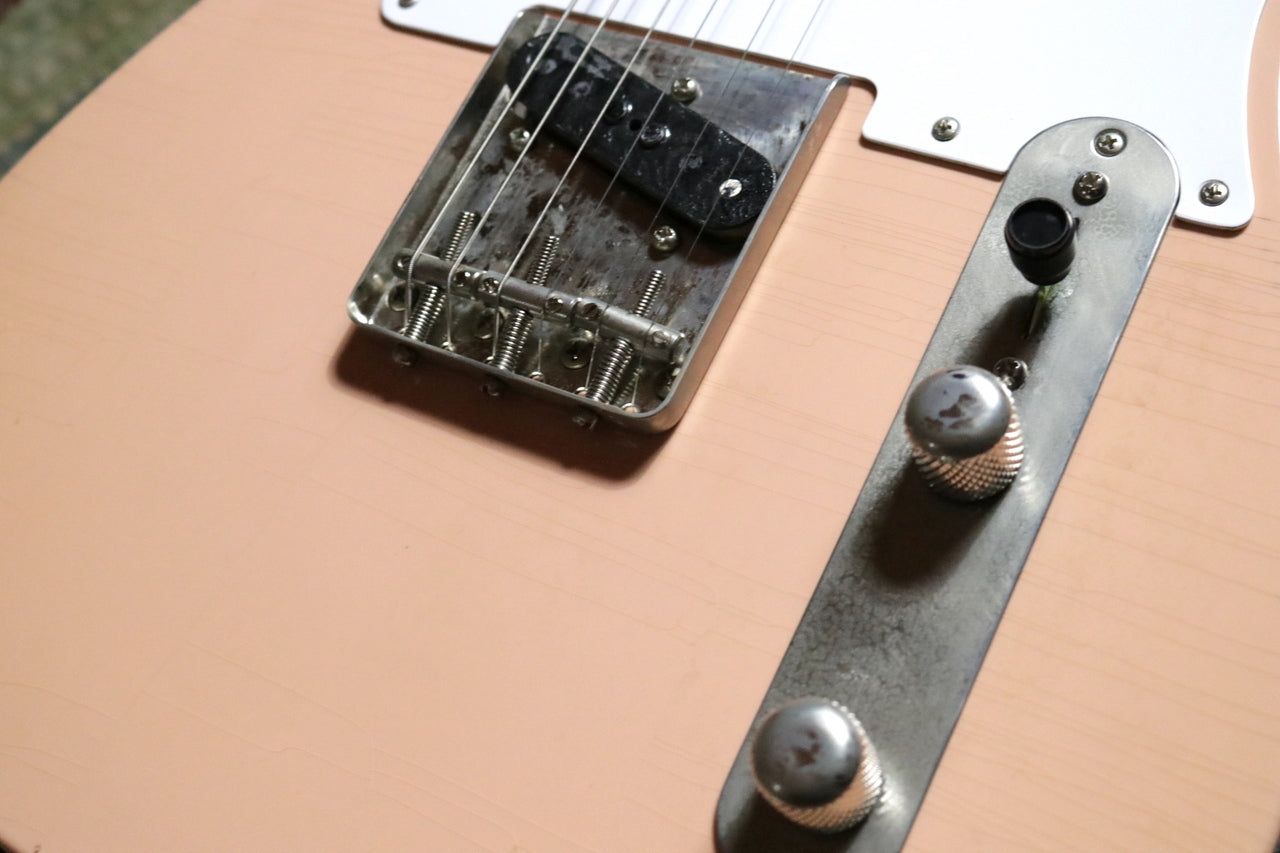 Eric Daw Custom Guitars [Tested video included] #238 "MANDY" TL Shell Pink