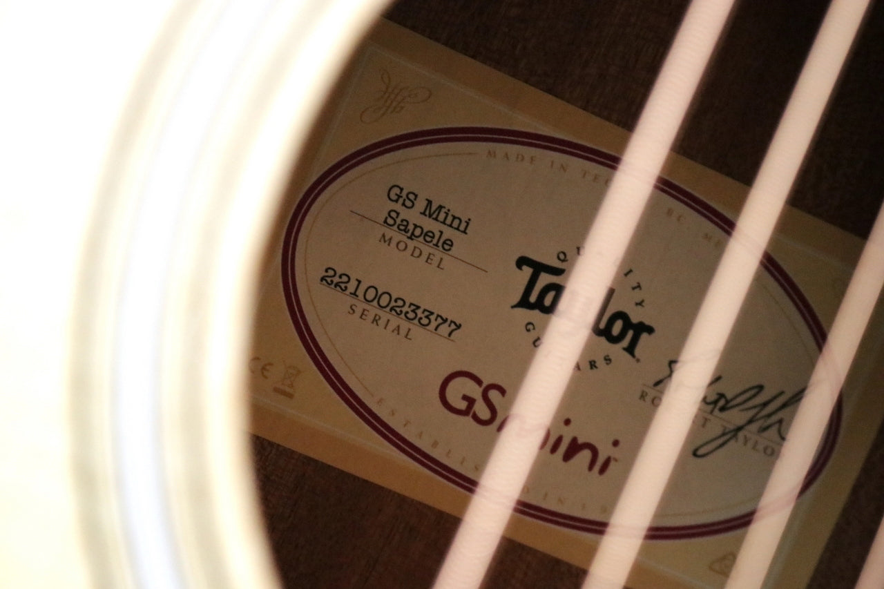 Taylor GS-Mini Sapele [Taylor certified repairman store]