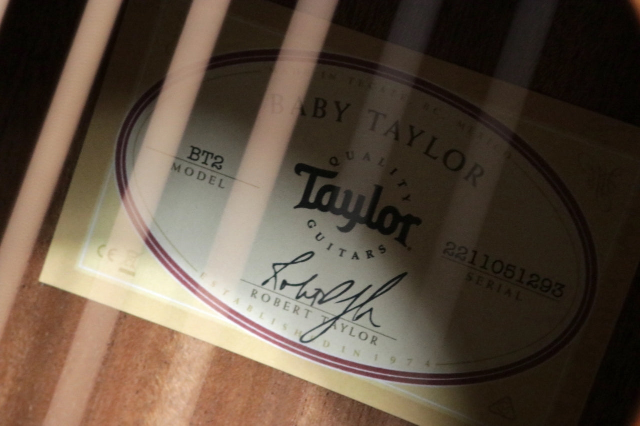 Taylor [Test-play video included] BT2 (Baby Taylor Mahogany) [Taylor-approved repairman worker]