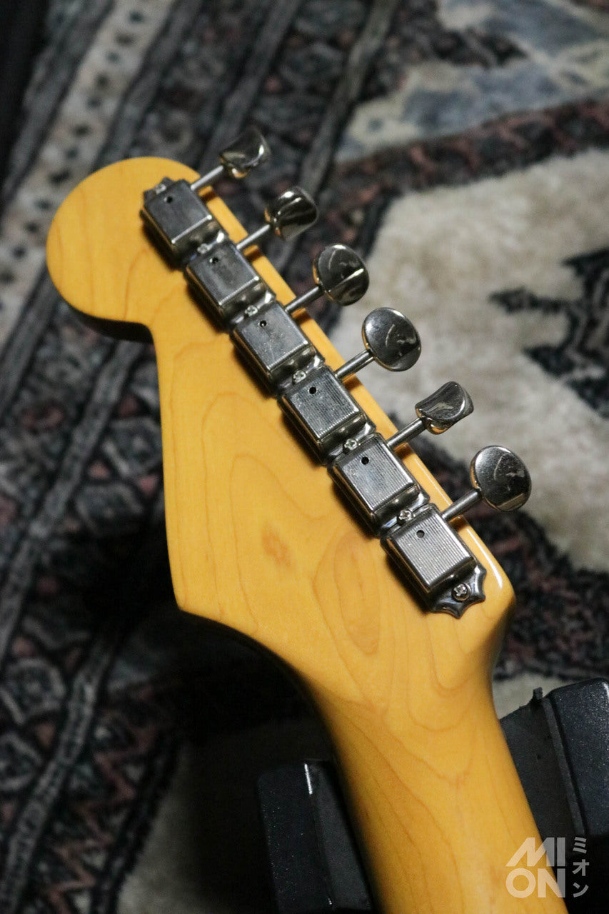 Fender Japan ST62-TX Matching Head Burgundy Mist w/ Monty's Guitars Leviathan P90 Set