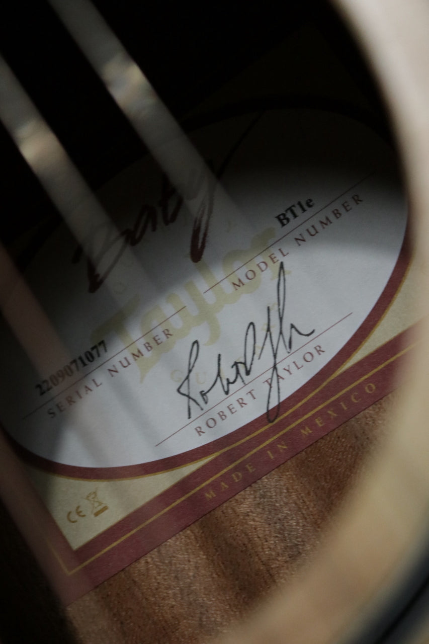 Taylor [Test-play video included] BT1e (Baby Taylor-e Walnut) [Taylor-approved repairman worker]