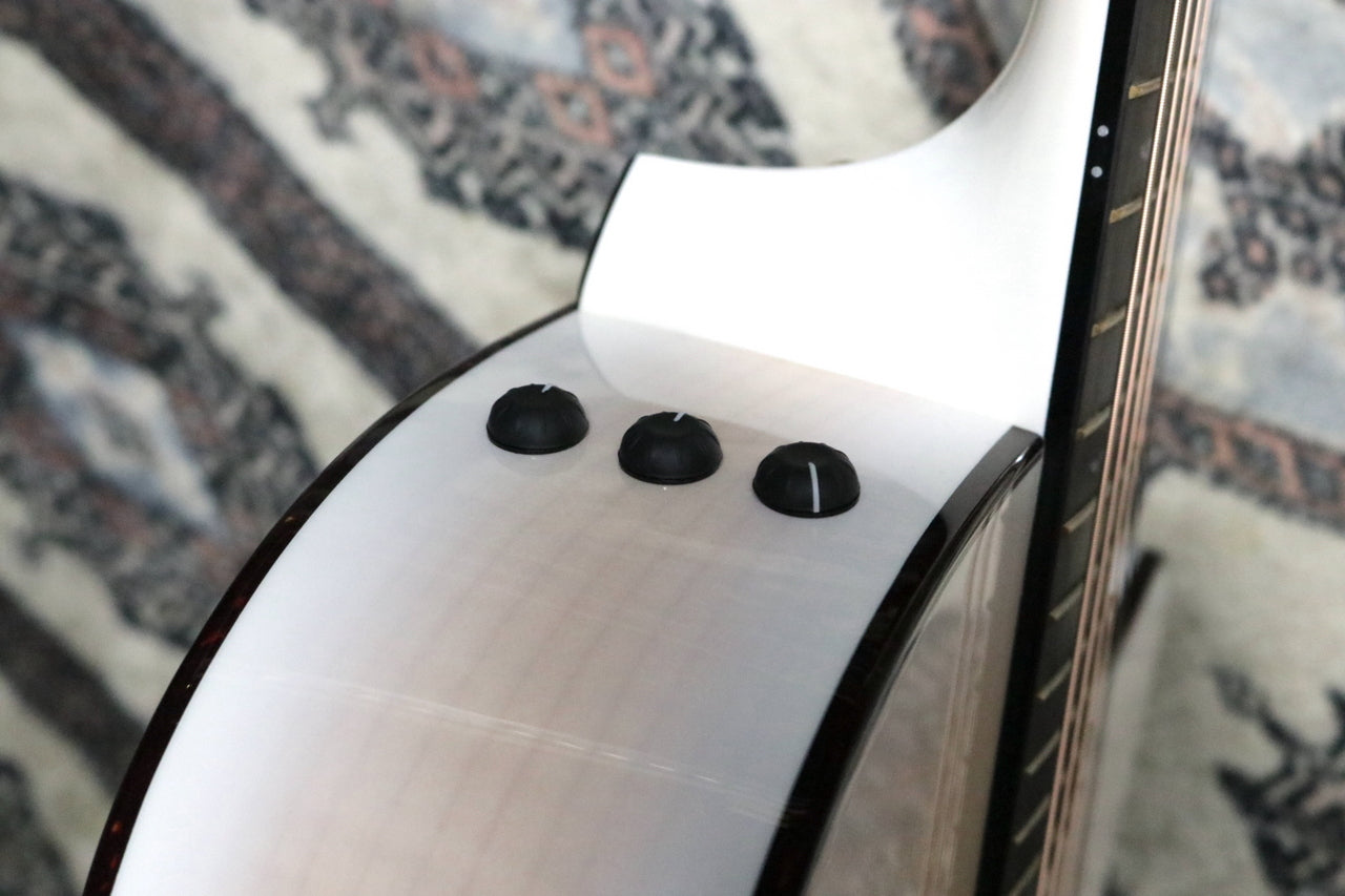 Taylor [Trial video available] 50th Anniversary 614ce LTD Trans White with Edgeburst [Taylor authorized repair man store]