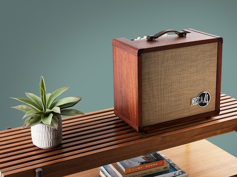 Taylor Circa 74 Amp - Mahogany [Latest Acoustic Amp Model with Stand]