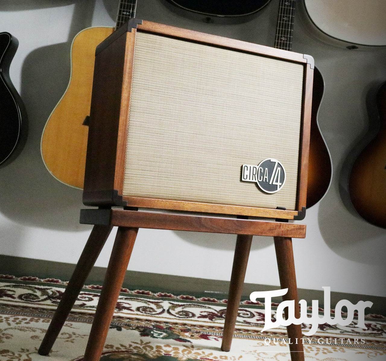 Taylor Circa 74 Amp - Mahogany [Latest Acoustic Amp Model with Stand]