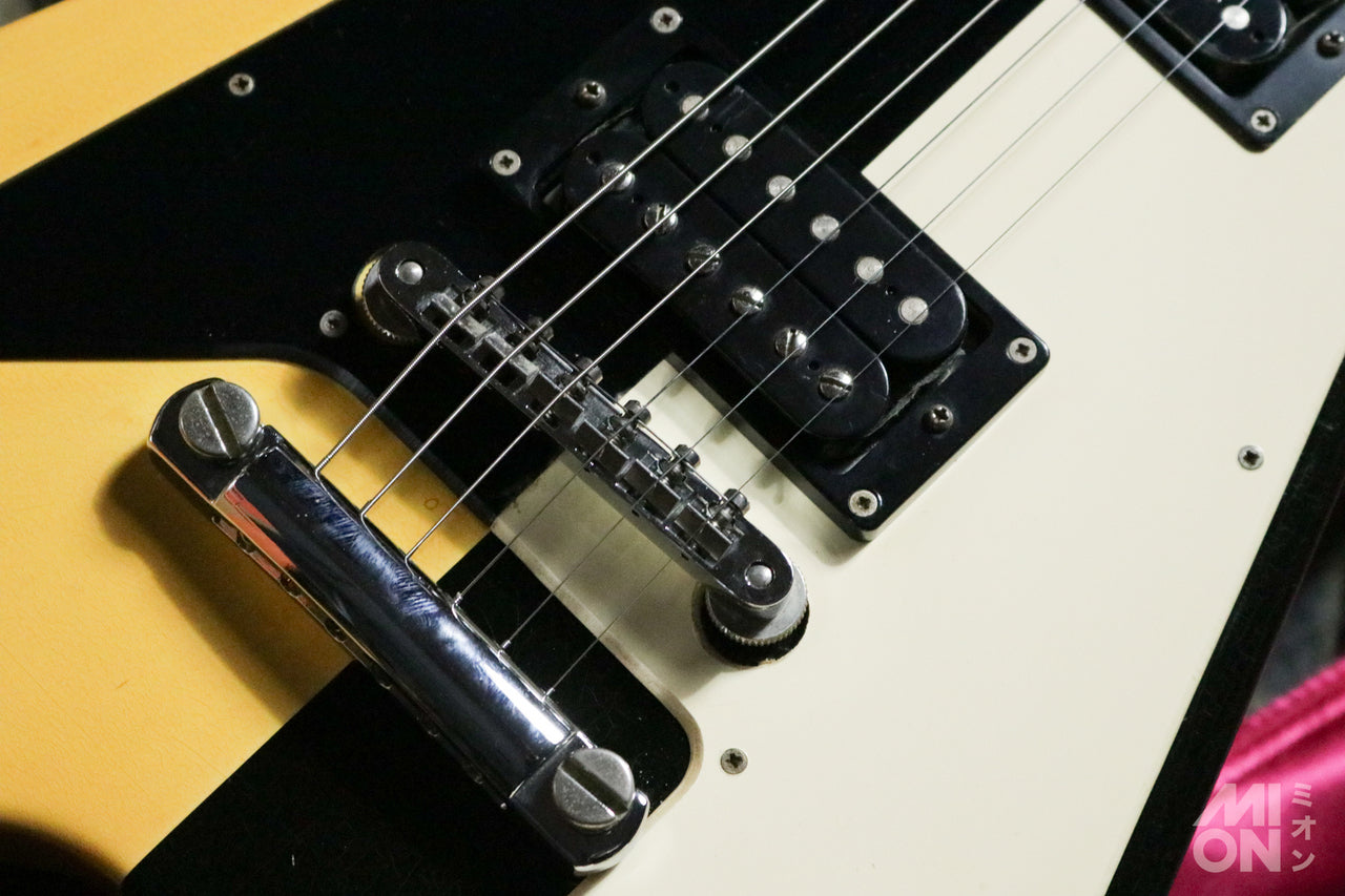 Gibson Custom Shop Edition Michael Schenker Flying V 1994 Black & White