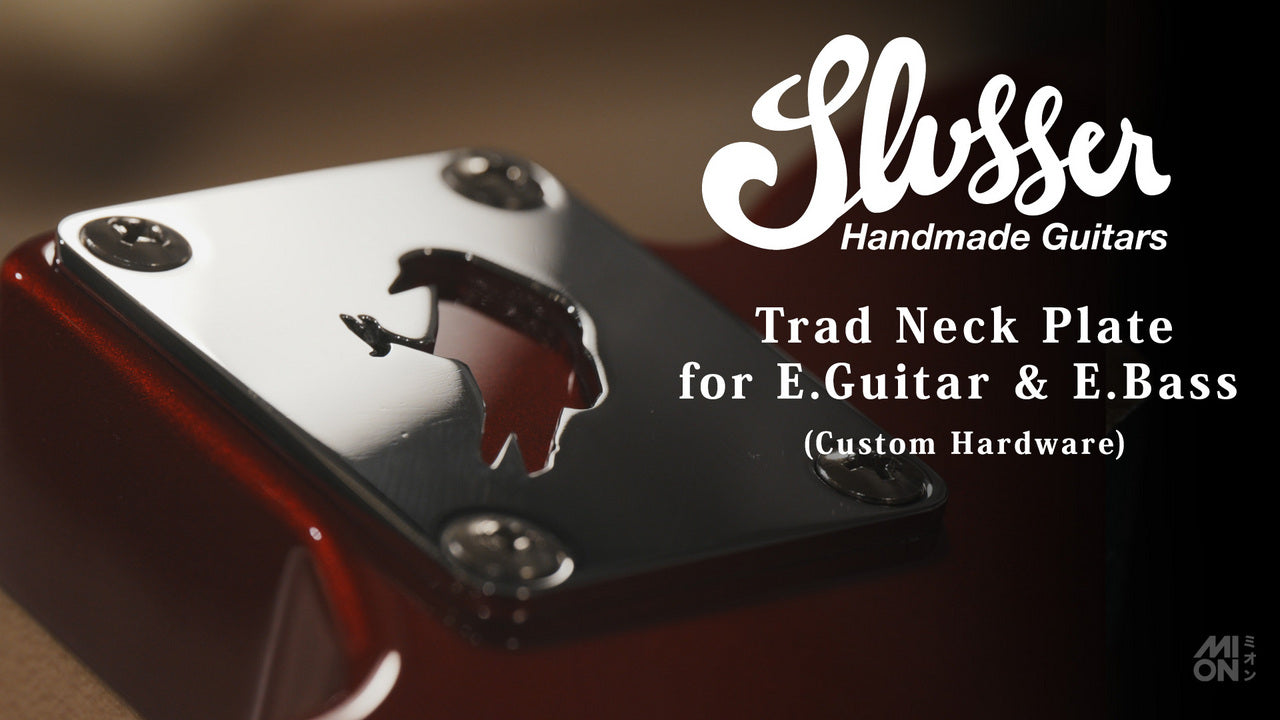 Slusser Handmade Guitars Trad Neck Plate (Neck Plate for Electric Guitar & Bass)