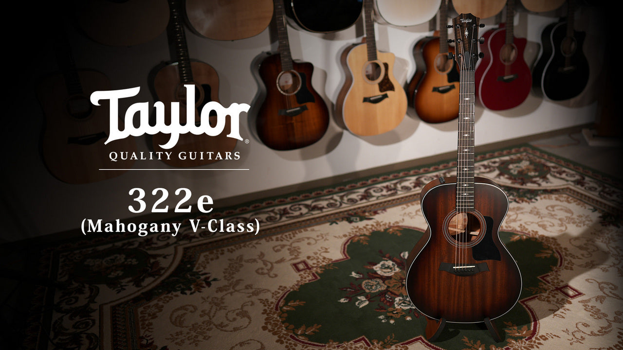Taylor [Tested video included] 322e Mahogany V-Class [Taylor certified repairman worker]