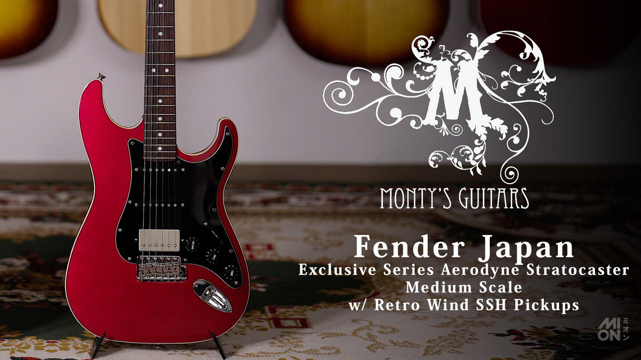 Fender Japan [Tested video included] Aerodyne Stratocaster MS HSS 2015 w/ Monty's Guitars Retro Wind Pickups SSH