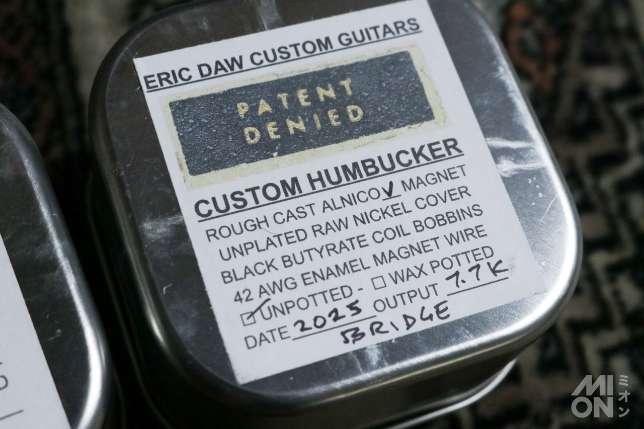 Eric Daw Custom Guitars Patent Denied Custom Humbucker Pickups Set