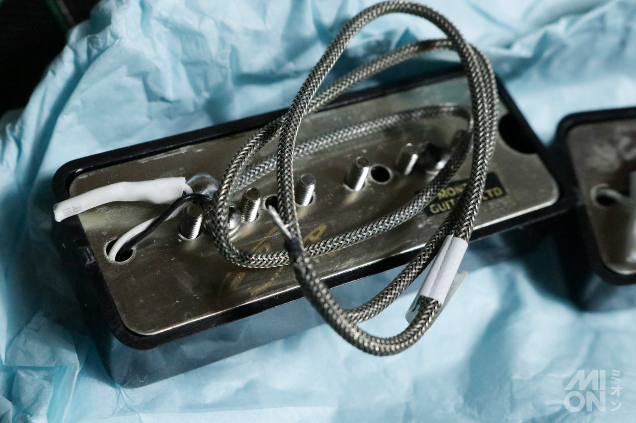 Monty's Guitars Full Monty P90 Soapbar Black Pickups Set
