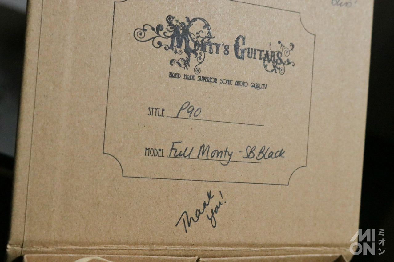 Monty's Guitars Full Monty P90 Soapbar Black Pickups Set