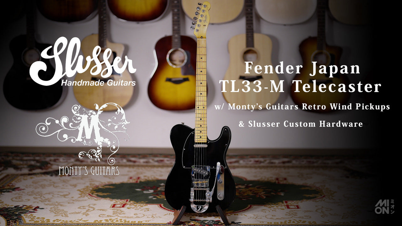 Fender Japan [Tested video included] TL33-M w/ Monty's Guitars Retro Wind Pickups & Slusser Custom Hardware