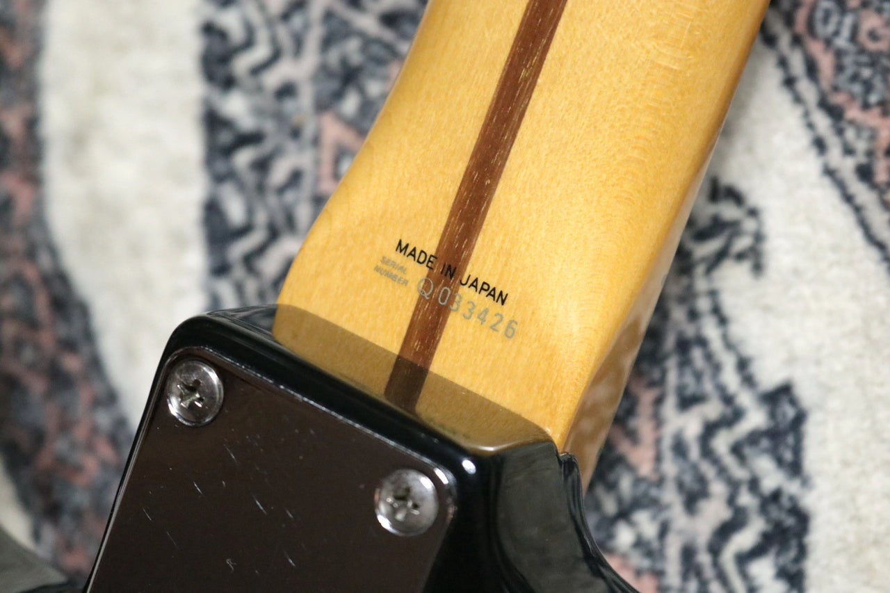 Fender Japan Stratocaster Black w/ Monty's Guitars '54 Stratocaster Pickups Set