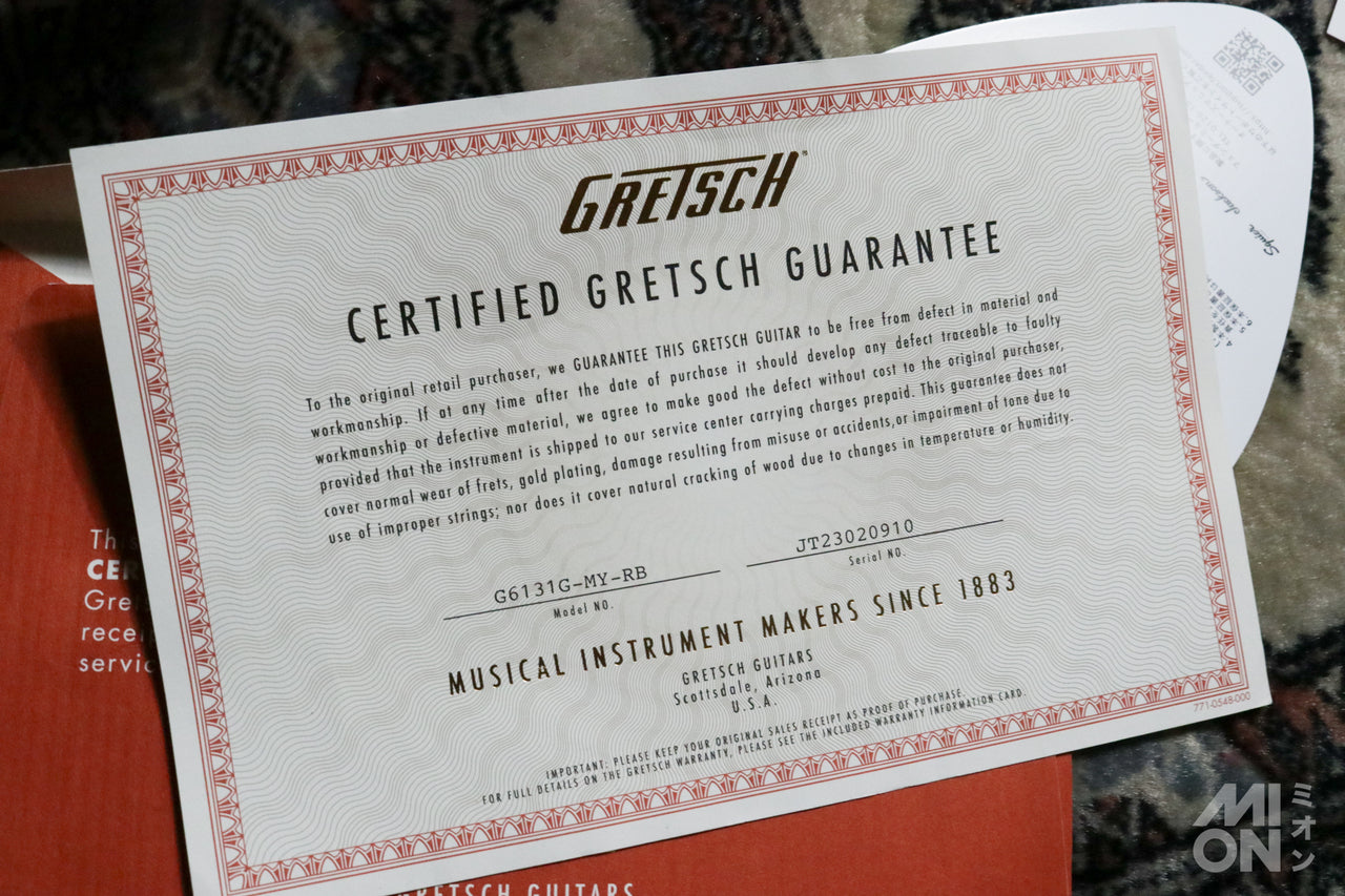 Gretsch G6131G-MY-RB Limited Edition Malcolm Young Signature Jet 2023