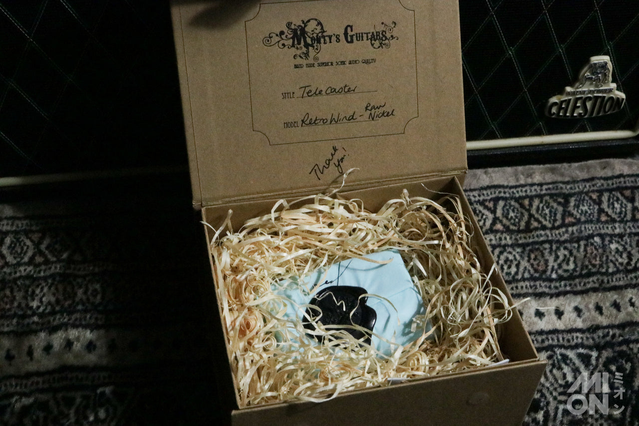 Monty's Guitars [Trial video available] Retro Wind Telecaster Raw Nickel Pickups Set