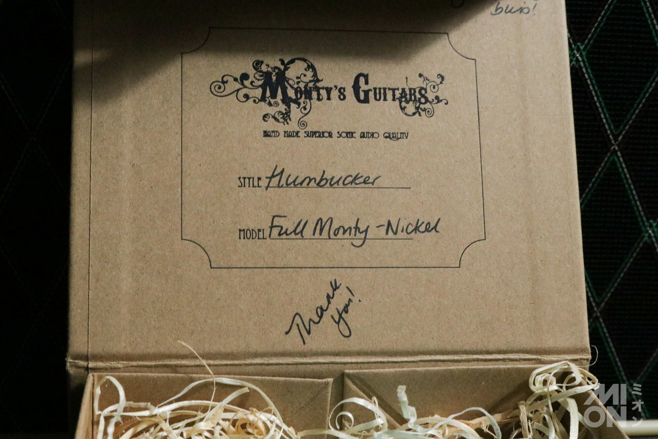 Monty's Guitars [Trial video available] Full Monty Humbucker HB Nickel Pickups Set