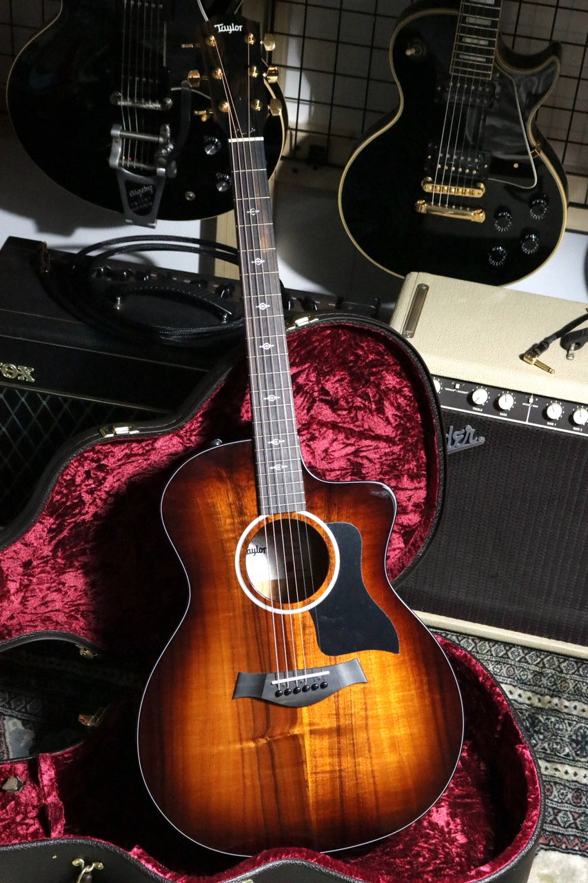Taylor [Trial video available] 224ce-Koa DLX ES2 SEB [Taylor-authorized repair man staffed store]
