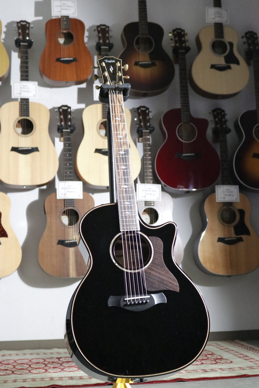 Taylor [Trial video available] Builder's Edition 814ce V-Class Blacktop [Taylor authorized repair man store]