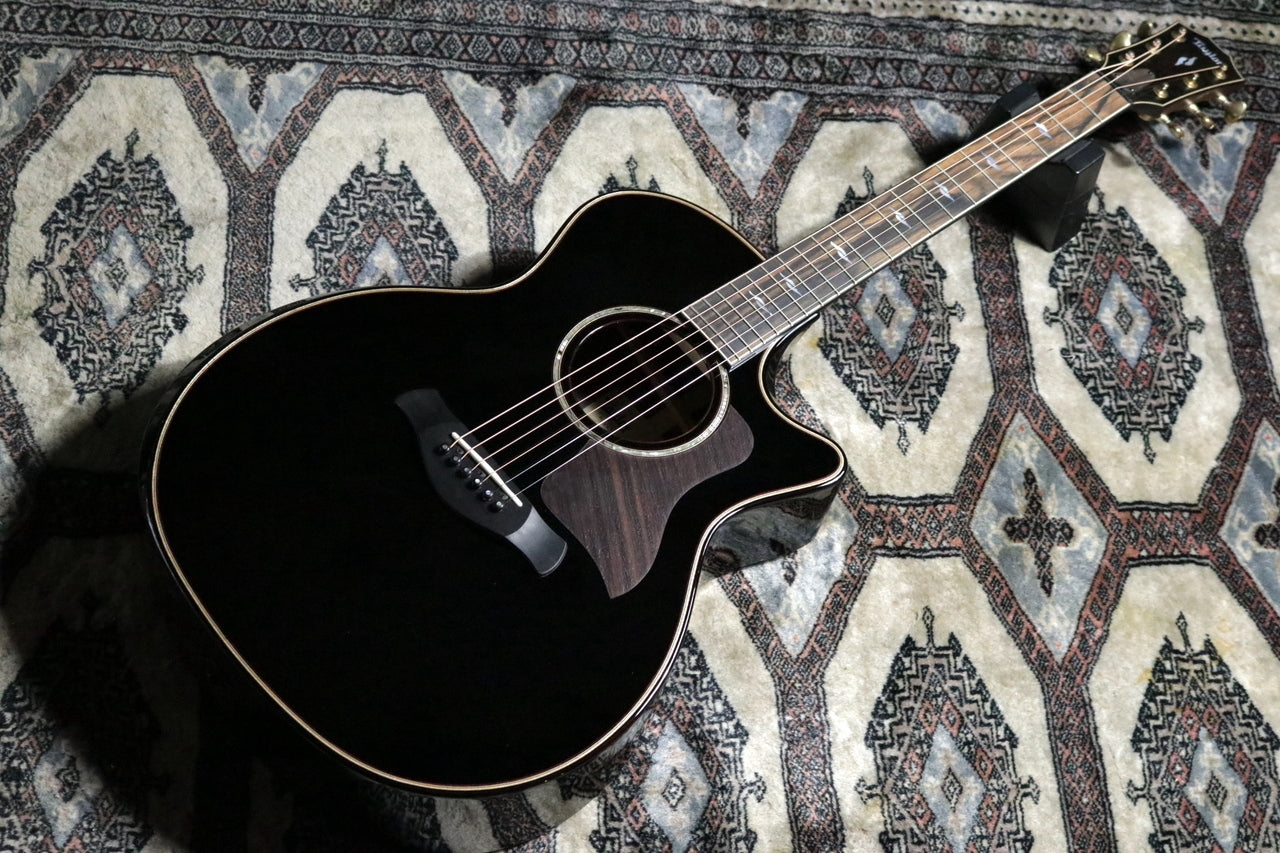 Taylor [Trial video available] Builder's Edition 814ce V-Class Blacktop [Taylor authorized repair man store]